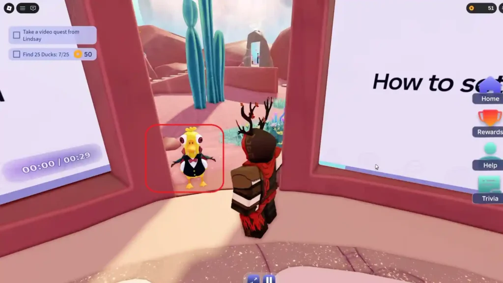 Duck 5 Location in Roblox Duck-O-Lantern Quest