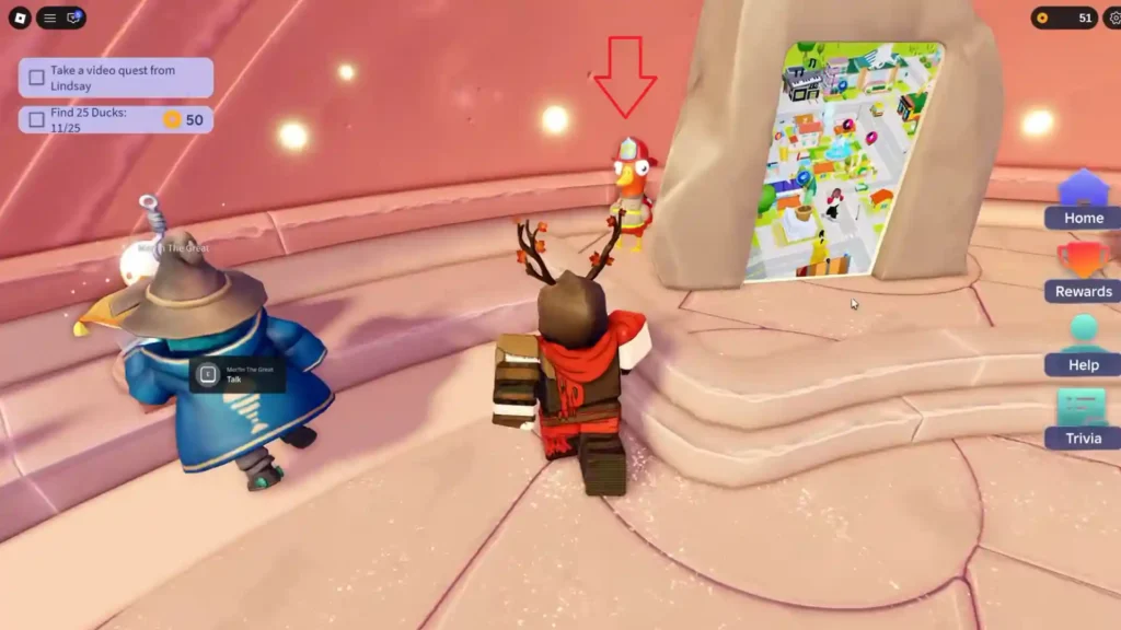 Duck 9 Location in Roblox Duck-O-Lantern Quest