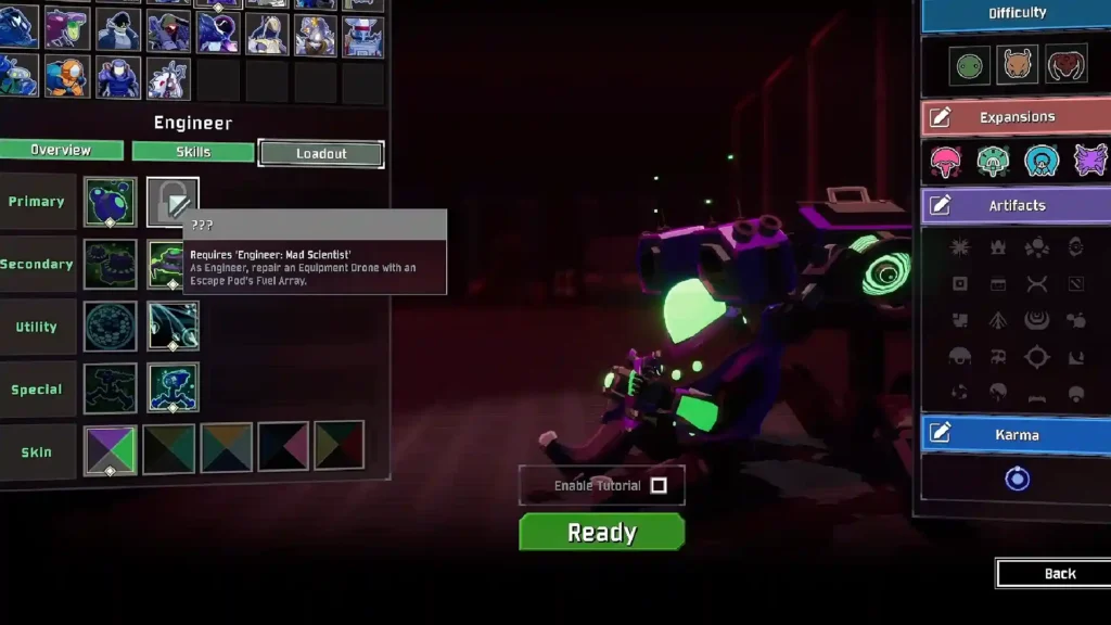 Risk of Rain 2 - How To Unlock All New Abilities From Hallowed Concepts | Risk of Rain 2 | GamesHorizon Engineer skill