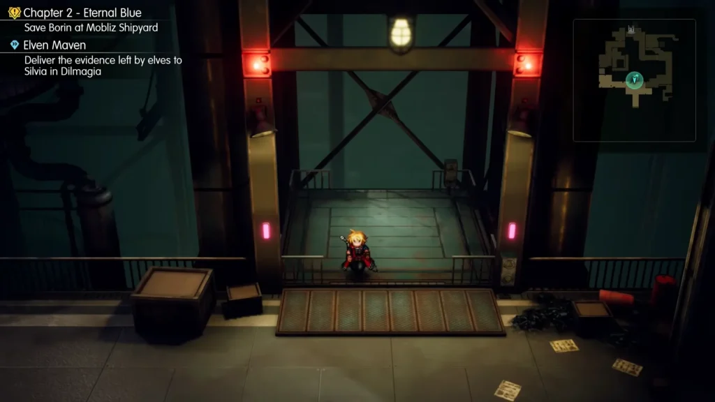 Final Fantasy Resonance Elevator Mobliz Shipyard