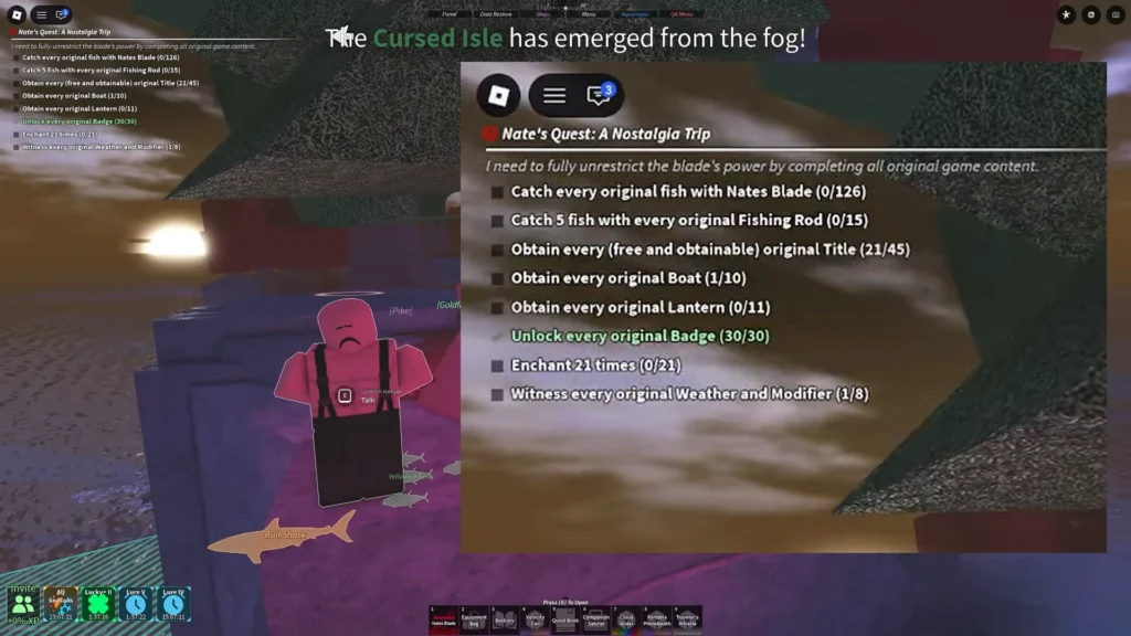Fisch Roblox - How To Complete Nate's Quest - - Guides | | GamesHorizon