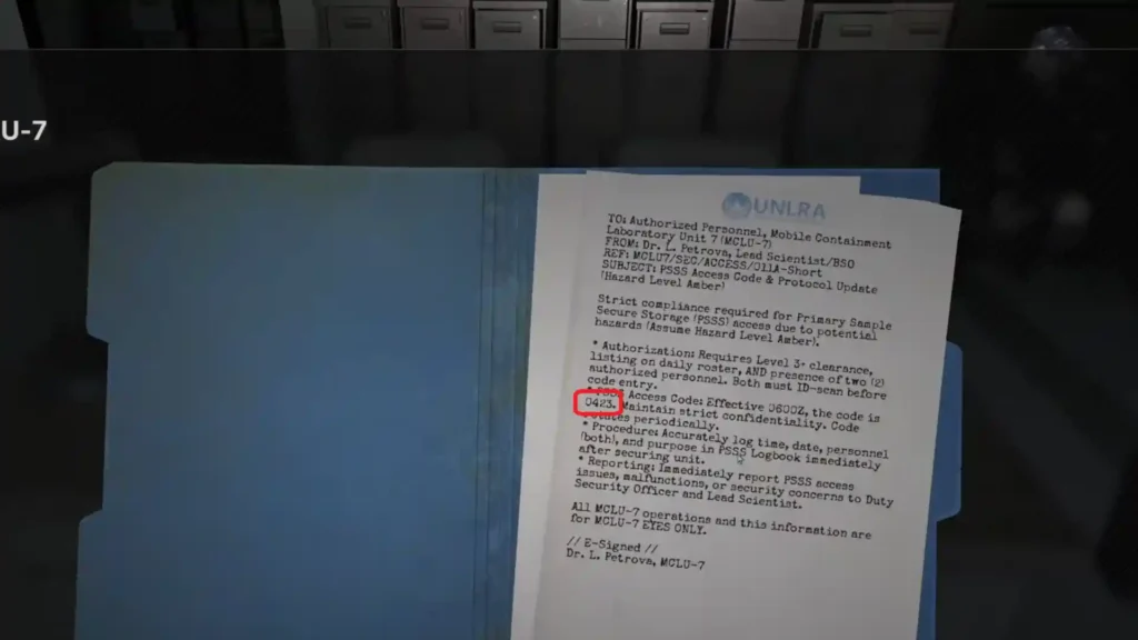 Gray Zone Warfare UNLRA Lab Door Code
