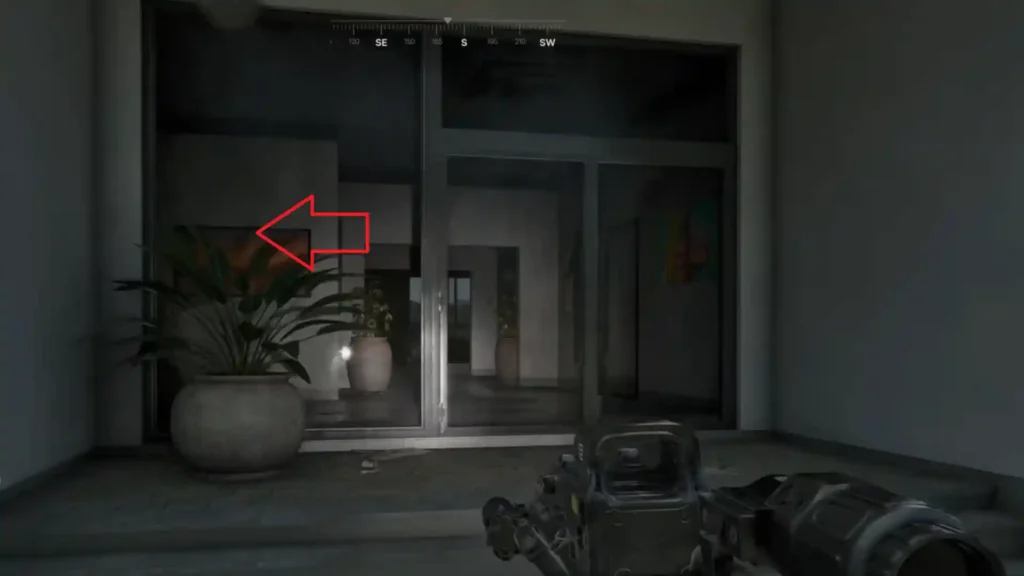 Gray Zone Warfare left from the main office gate