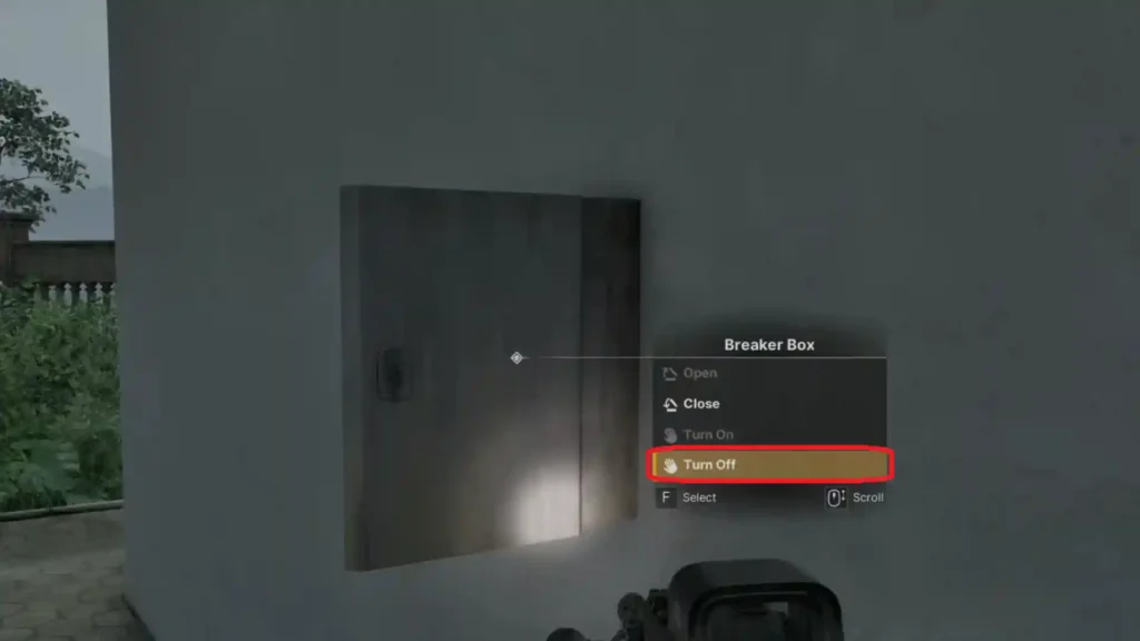 Gray Zone Warfare turning off breaker box