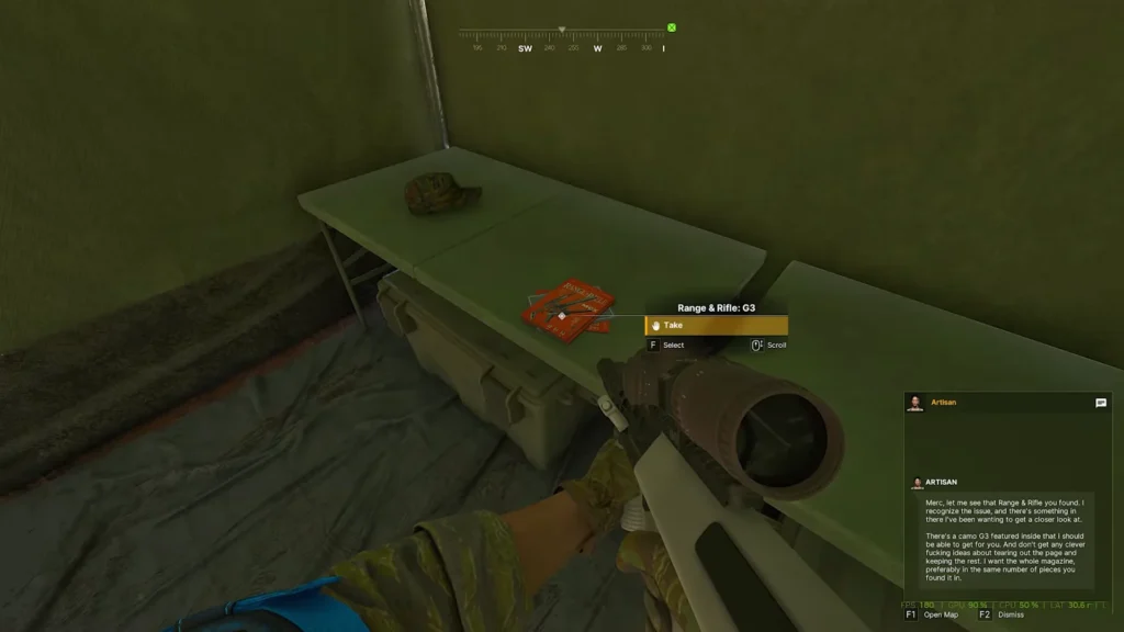 Grey Zone G3 Zero Hour Camp Location