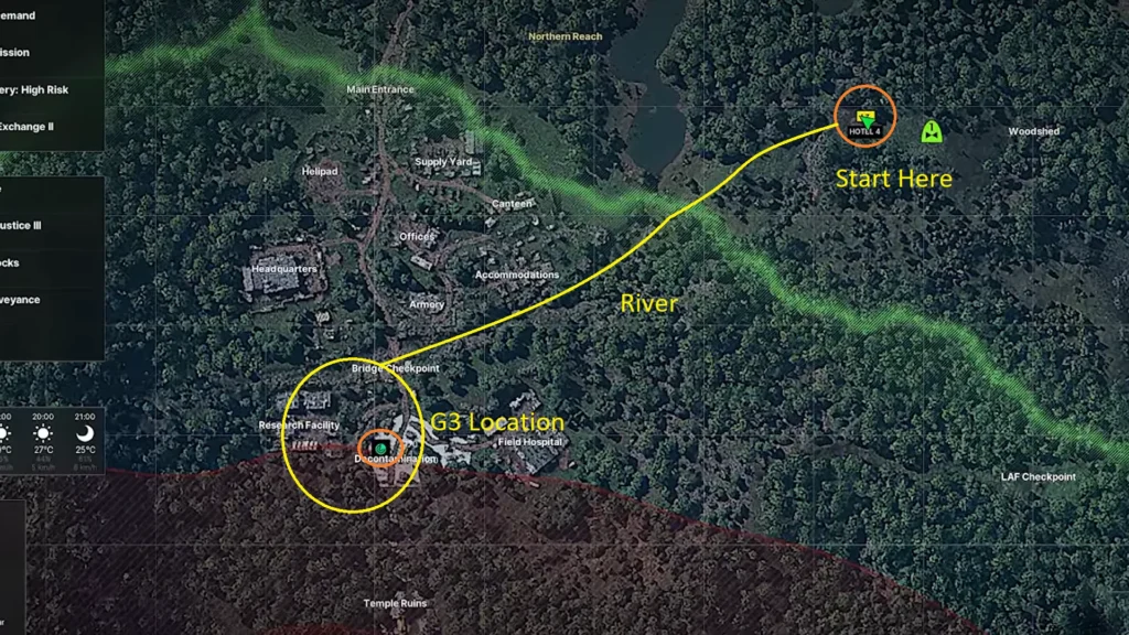 Grey Zone Map Routing to G3