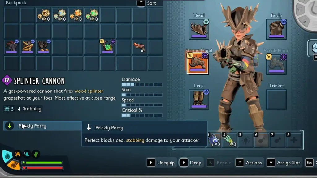 Grounded 2 Rot and Ruin Termite set with weapon