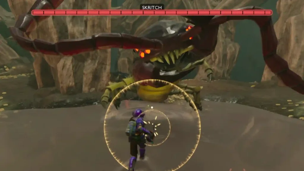 Grounded 2 Rot and Ruin fighting skritch