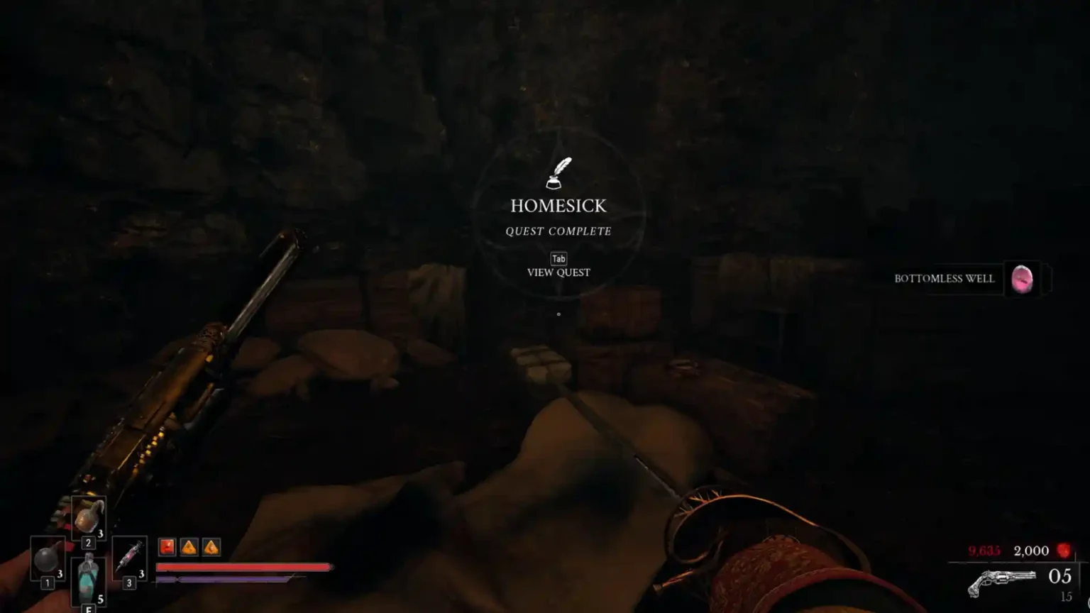 Homesick Quest Completion in Valor Mortis