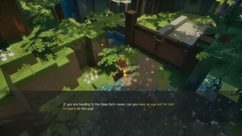 Minecraft Dungeons 2 Corruption in the Woods Howling Woods Entrance