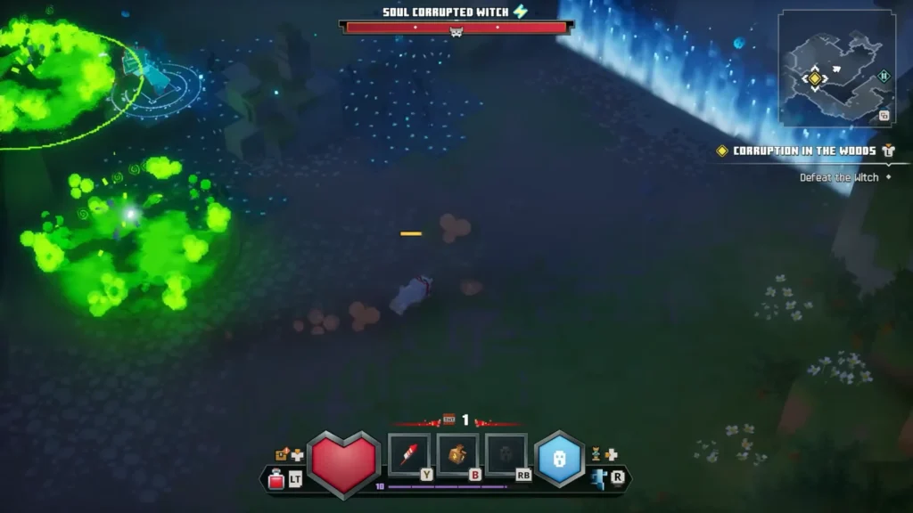 Minecraft Dungeons 2 Corruption in the Woods Soul Corrupted Witch Boss