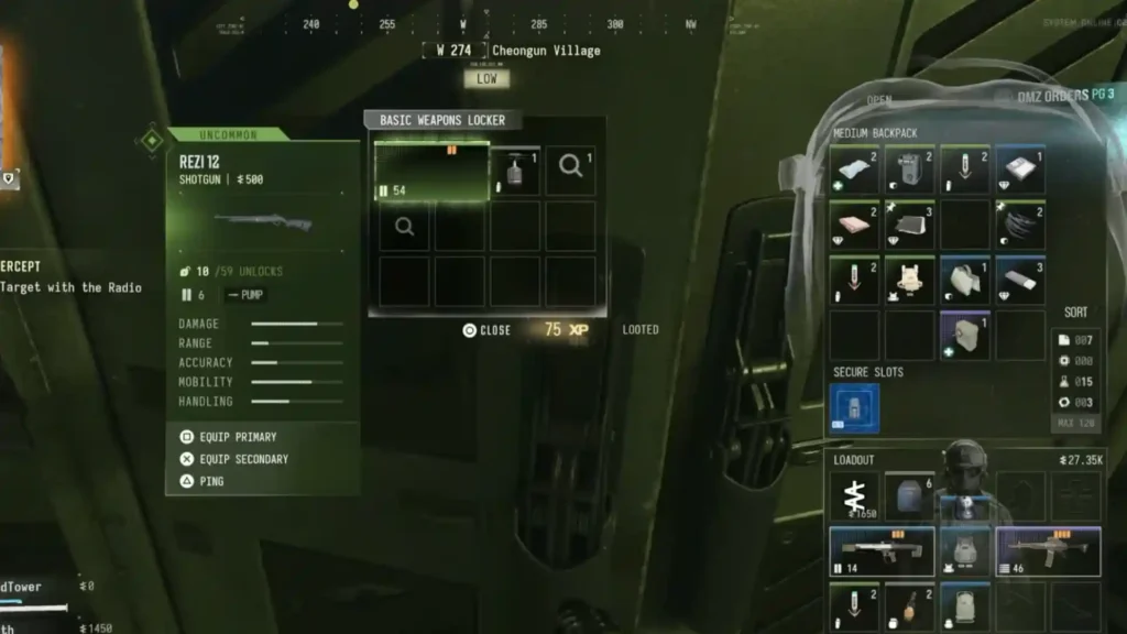 Modern Warfare 4 DMZ Gun Store Loot