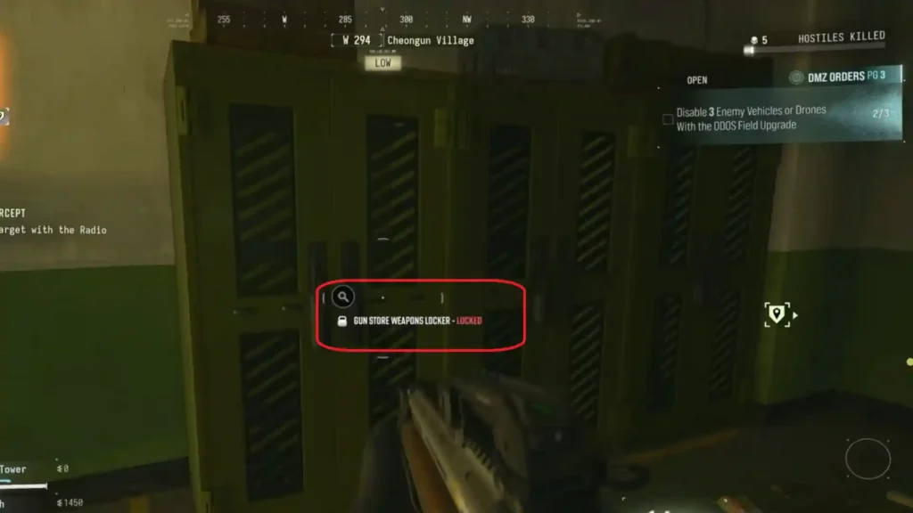 Modern Warfare 4 DMZ Gun Store Weapons Locker