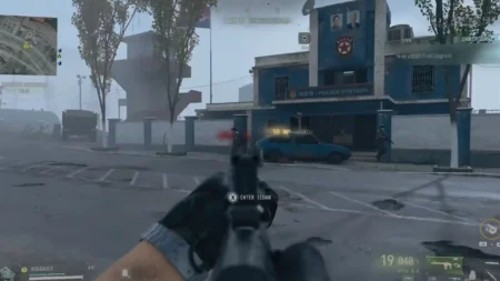 Modern Warfare 4 DMZ Police Station outside