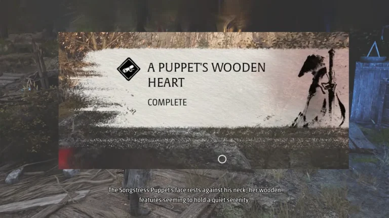Phantom Blade Zero A Puppet Wooden Heart