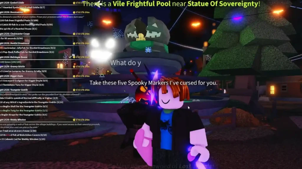 Roblox The Hollow getting the fish quest