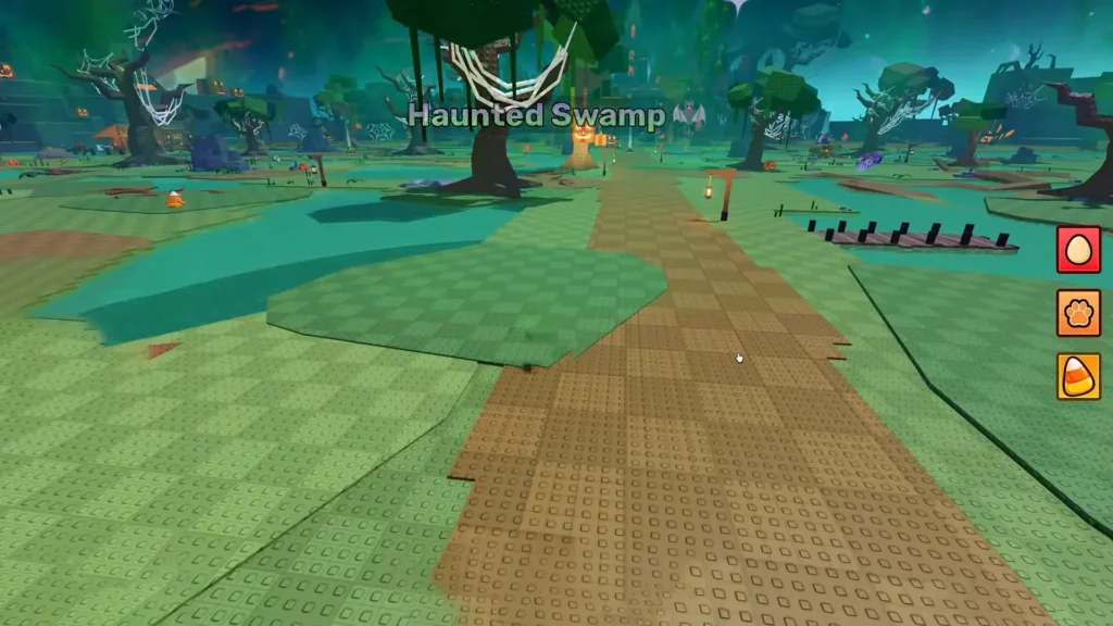 Steal An Egg Haunted Swamp Location