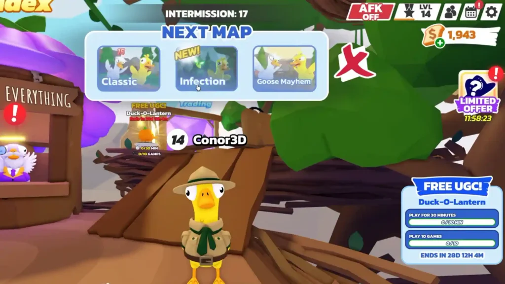 Two more requirements in Duck-o-Lantern Roblox